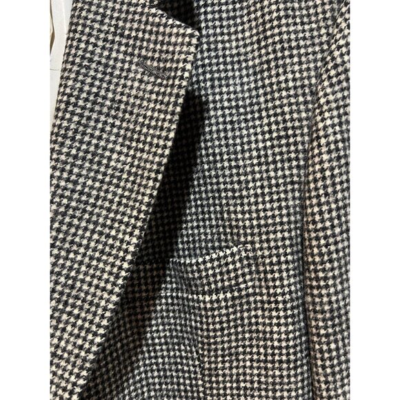 Brooks‎ Brothers 100% Camel Hair Houndstooth Blazer - Size 45L - Picture 2 of 7